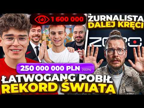 ŁATWOGANG POBIŁ REKORD ŚWIATA (CANCER FIGHTERS, BEDOES, ŻURNALISTA, LITEWKA, WARDĘGA)