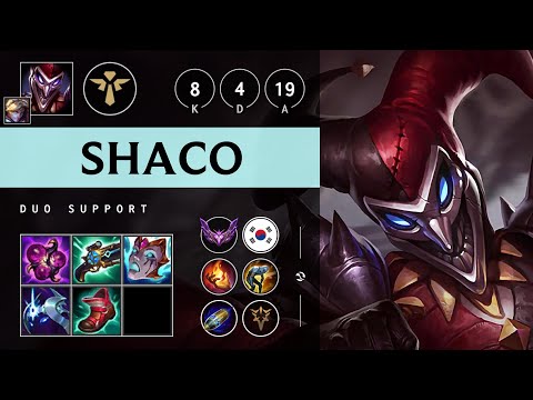 Shaco Support vs Nautilus - KR Master Patch 25.S1.3