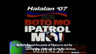 (HQ) Halalan ‘07 BOTO MO IPATROL MO! Logo Bumper (2007) [MAY-14-2007]