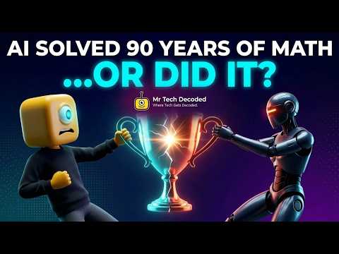 An AI Just Solved a 90-Year Math Problem in 88 Hours... Or Did ...
