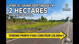 Vídeo Área de 2 hectares a 6 min do Centro de Xanxerê/SC (Frente Asfalto)