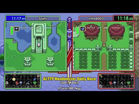 Open Weekly Jul 10, 2022. ALTTP Randomizer Daily Race