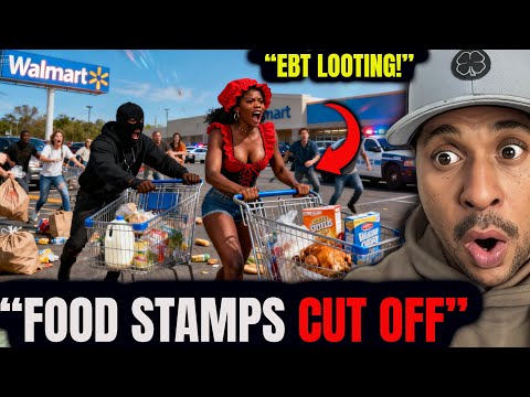 “EBT LOOTING: Walmart ERUPTS After FOOD STAMPS Get CUT OFF 😳🛒🔥” | anthony spade