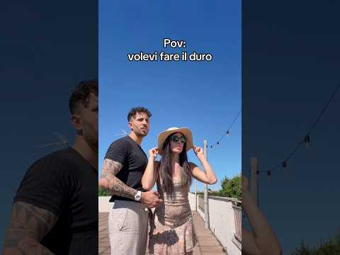 Il coraggio è durato poco😂 #viral #perte #reels #humor #couple #neiperte #funny #comedy