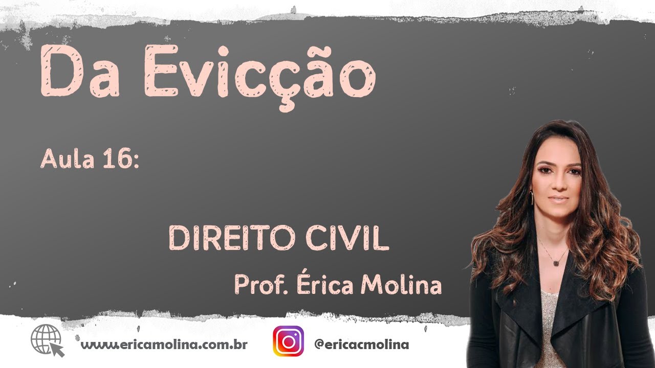 AULA 16 - DA EVICÇÃO