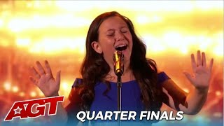 Roberta Battaglia: Sofia&#39;s Golden Buzzer Renders Kelly Clarkson SPEECHLESS At The Quarterfinals