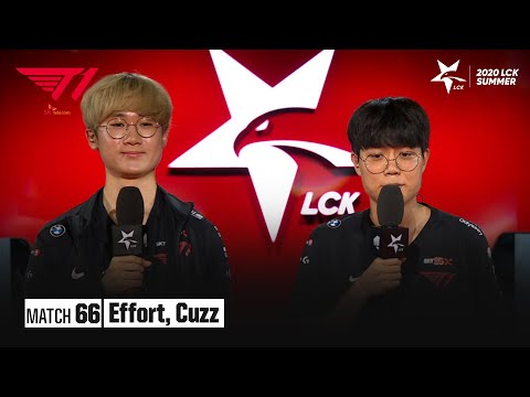 Interview with Effort, Cuzz | T1 vs SB 08.02 | 2020 LCK Summers