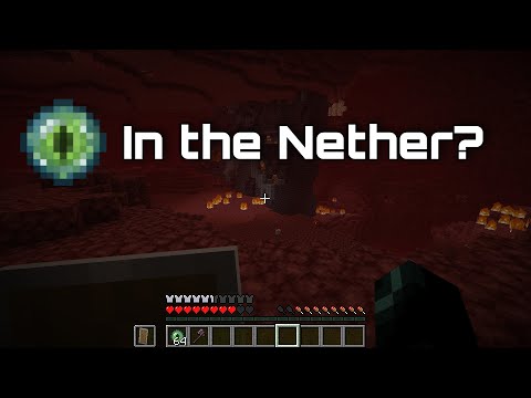 what happens if you throw an eye of ender in the nether