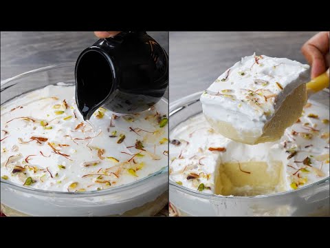 Suji Lebanese Dessert Recipe | Suji Milk Pudding | Lebanese Semolina Pudding | Ramadan & Eid Dessert