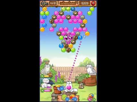 Simon's Cat Pop Time Level 222 - NO BOOSTERS 😺 | SKILLGAMING ✔️