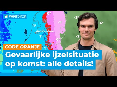 ⚠️ Code oranje vanwege ijzelgevaar | Extra weerbericht