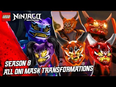 Ninjago Garmadon fiai: Az összes Oni Mask átváltozás