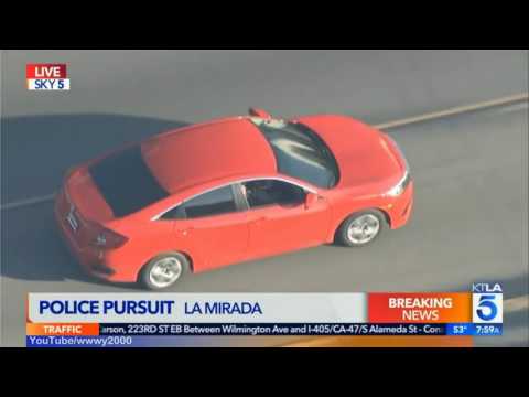 Police Pursuit - Los Angeles Police Chase November 22, 2016