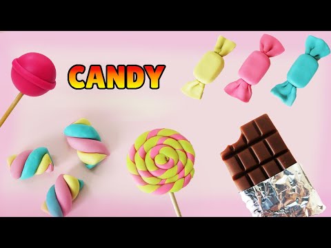 🔴DIY CANDY COMPILATION - Polymer Clay, Fondant, plastilina and play doh Tutorial