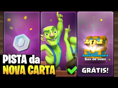 NOVA PISTA da NOVA CARTA do CLASH ROYALE!?