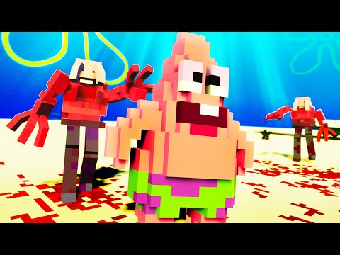Zombies Eat PATRICK And Spongebob in The KRUSTY KRAB! - Teardown Mods Gameplay