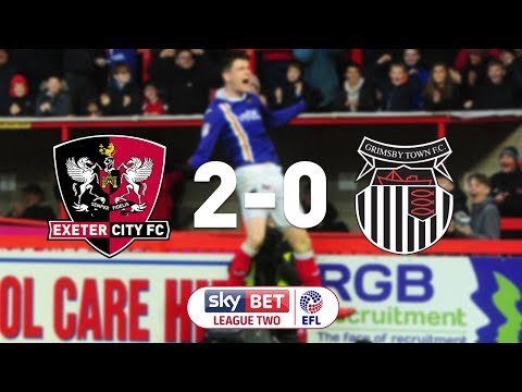 Exeter City 2 Grimsby Town 0 (11/11/17) EFL Sky Bet League Two highlights