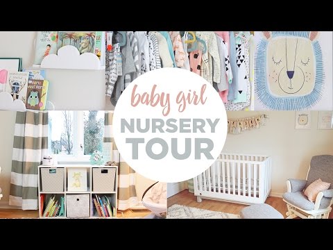 BABY GIRL NURSERY TOUR!!! | 32 WEEKS PREGNANT 👶🏻