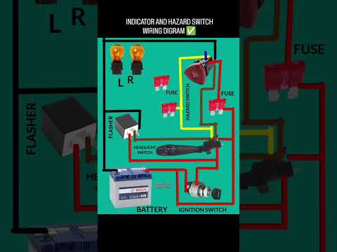indicator and hazard switch wiring diagram