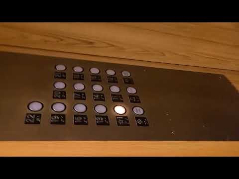 Schindler Traction elevators at PNC center PNC center Akron Ohio Part 1