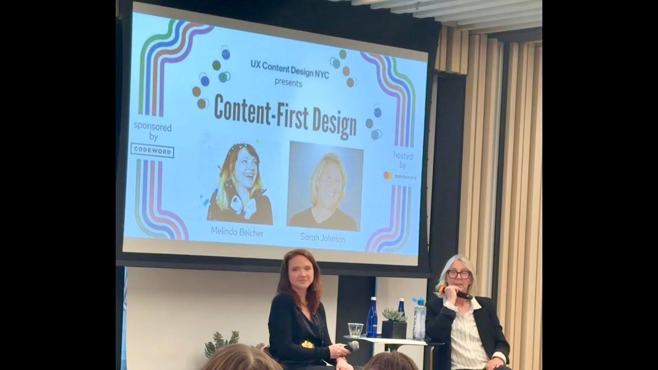 Content First Design Podcast Interviews & Presentations | Content-First Design Insights