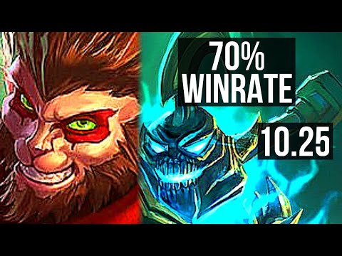 WUKONG vs HECARIM (JUNGLE) | 70% winrate, Godlike, 15/5/11, Rank 15 Wukong | TR Grandmaster | v10.25