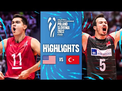 🇺🇸 USA vs. 🇹🇷 TÜR - Highlights Final Phase | Men's World Championships 2022