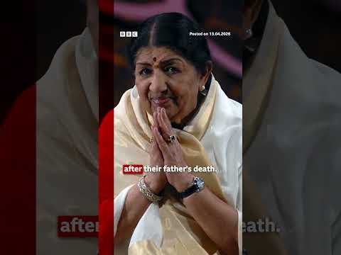 Crowds gather to pay respects to legendary Bollywood singer Asha Bhosle. #AshaBhosle #BBCNews