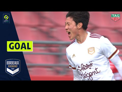 Goal Ui Jo HWANG (33' - FC GIRONDINS DE BORDEAUX) DIJON FCO - FC GIRONDINS DE BORDEAUX (1-3) 20/21
