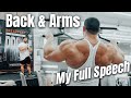 Back & Arms | Breakfast With The Pros | My Full Speech