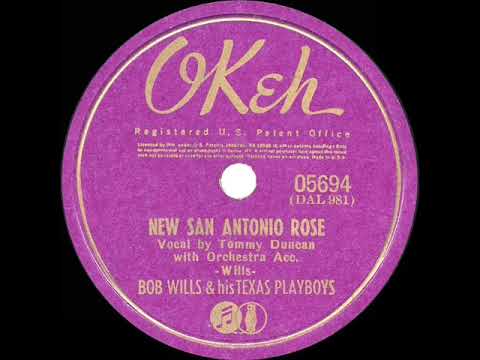1941 HITS ARCHIVE: New San Antonio Rose - Bob Wills (Tommy Duncan, vocal)