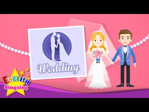 Kids vocabulary - Wedding - Learn English for kids - English educational video