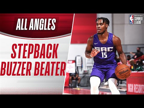 ALL ANGLES: 🚨 Davion Mitchell STEPBACK BUZZER BEATER! 🚨