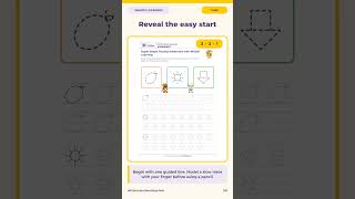 Preschool Math Worksheets: Shape Tracing Pause and Try