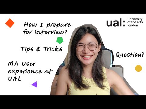 UAL interview | MA user experience design 2024 - Questions & How did I prepare myself.