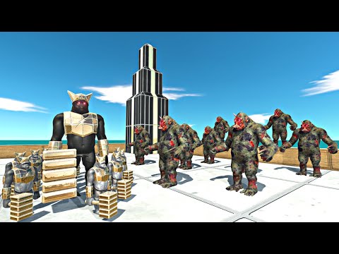 Ghor Hammer Team Quest | Save the City from Zombie Goro - Animal Revolt Battle Simulator