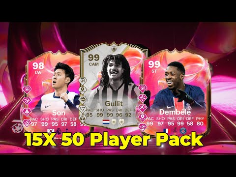 15x 50 Player Pack FUTTIES PACKS & PICKS!😱 FC 25 Ultimate Team