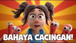 Download lagu “Bahaya Cacingan untuk Anak 😱 | Jangan Lupa Cuci Tangan! | Animasi Clay” mp3