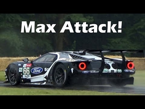 Ford GT LM GTE FLATOUT Hillclimb Attack! Great Sounds!