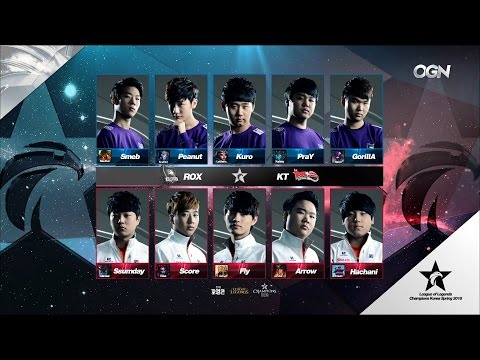 ROX vs KT Game 1 Highlights - ROX TIGERS vs KT ROLSTER - LCK Week 12 - SPRING 2016