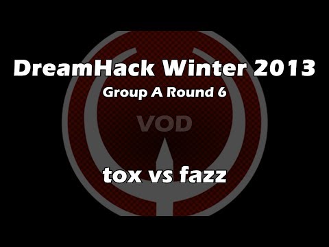 tox vs fazz - DreamHack Winter 2013 Group A Round 6 (Quake Live VOD)