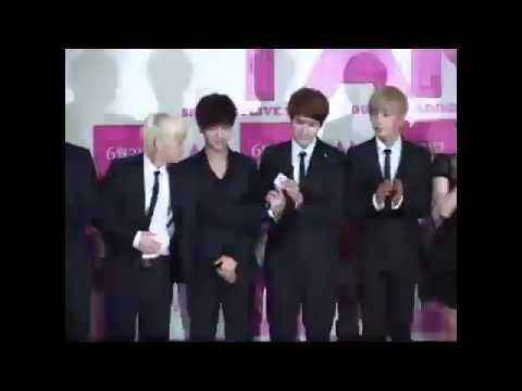 120618 'I AM' Press Premiere - Evil KyuMin & Poor Yesung