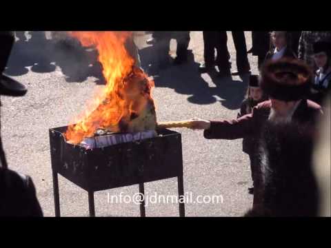 Lelov Rebbe From NY In Meron - Shevat 5776