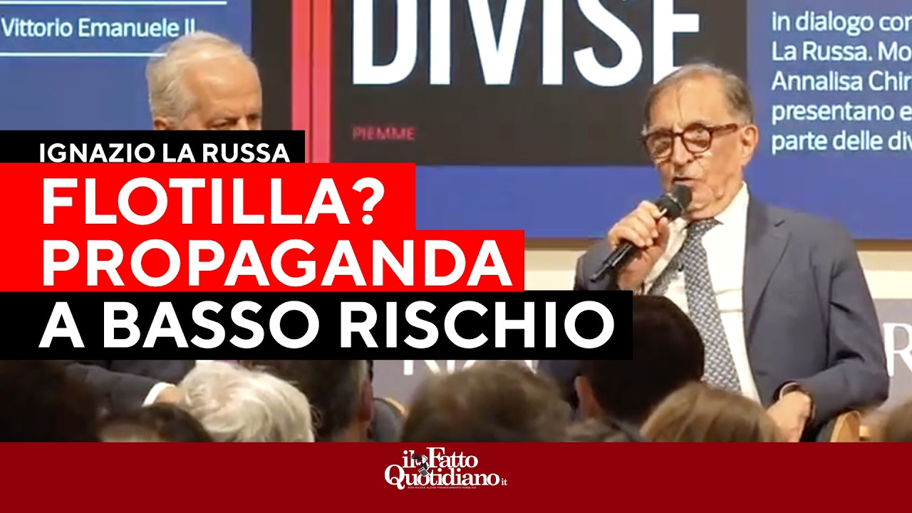 La Russa contro la Flotilla: “Propaganda a basso rischio”