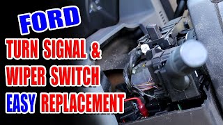 F250 wipers won't shut off ford f150 f250 taurus turn signal wiper switch replacement how to change