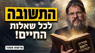התשובה לכל שאלות החיים - סוד לימוד התורה | הרב שניאור אשכנזי • פרשת אמור