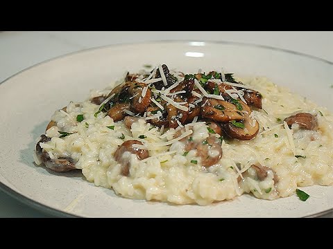 How to Make CREAMY MUSHROOM RISOTTO like an Italian not by an Italian