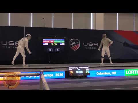 Junior Olympics JMS 2020 - L4 - Tariq Karam v Nika Lortkipanidze