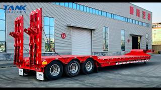 Tank Factory Direct Sale 3 Axles 16.5 Meters Lowbed Semi Trailer low bed semi-trailer for sale - Image 4 | Autoline GH New Tank Factory Direct Sale 3 Axles 16.5 Meters Lowbed Semi Trailer low bed semi-trailer | Image 4 - Autoline