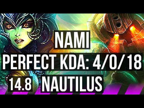 NAMI & Jinx vs NAUTILUS & Syndra (SUP) | 4/0/18 | TR Grandmaster | 14.8